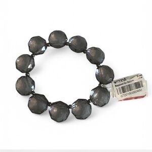Large‎ Crystal Beaded Stretchy Bracelet